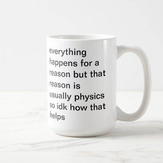 Physik-Tasse Kaffeetasse (Rechts)