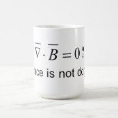 Physik-Tasse Maxwells Equations Del Dot B Zer Kaffeetasse (Mittel)
