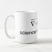 Physik-Tasse Maxwells Equations Del Dot B Zer Kaffeetasse (Links)