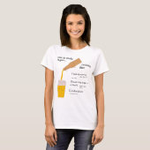 Physik und Bier T-Shirt (Vorne ganz)