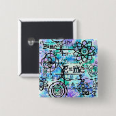 Physik-und Mathe-Symbole, Aussenseiter Button (Vorne & Hinten)