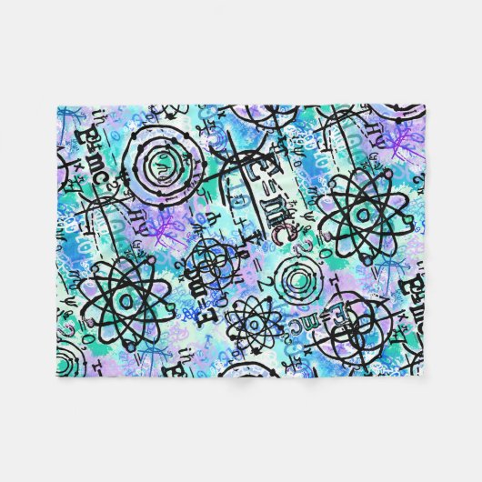 Physik-und Mathe-Symbole, Aussenseiter Fleecedecke (Vorderseite (Horizontal))