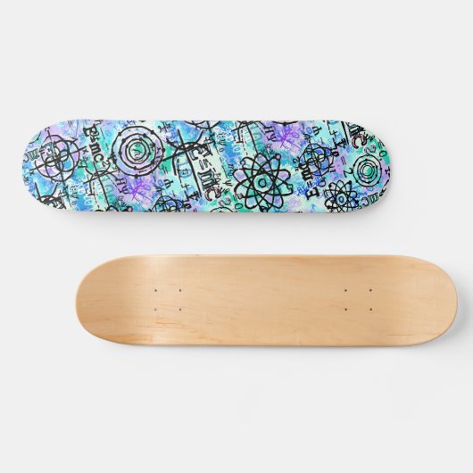 Physik-und Mathe-Symbole, Aussenseiter Skateboard (Horizontal)