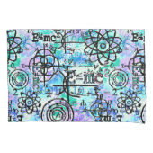 Physik-und Mathe-Symbole, Monogramm-Aussenseiter Kissenbezug (Vorderseite)