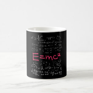 Physik und Mathematik Formeln EMC2 Kaffeetasse