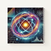 Physik- und Mathematik-Fusionsdesign Notizblock (Rückseite)