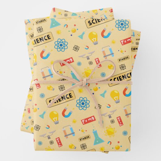 Physik und Wissenschaft Geschenkpapier Set (Beispiel)