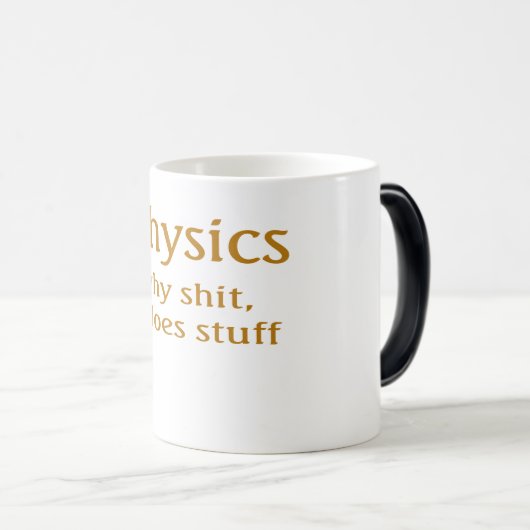 Physik Verwandlungstasse (VorderseiteRechts)