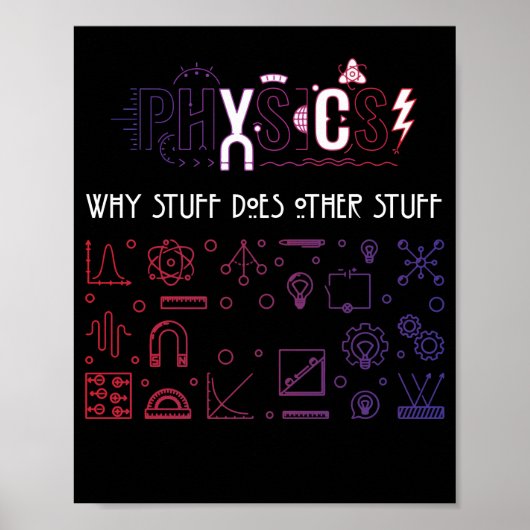 Physik, warum Stuff andere Stufenphysiker macht Poster (Vorne)