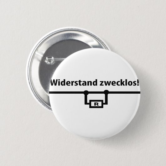 Physik Widerstand zwecklos Ikone Button (Vorne & Hinten)