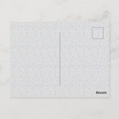 Physik wissenschaftliche Symbole Muster Postkarte (Rückseite)
