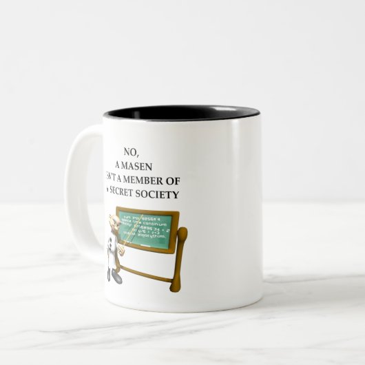 PHYSIK ZWEIFARBIGE TASSE (Vorderseite Links)