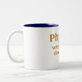 Physik zweifarbige tasse (Links)