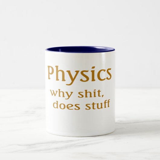 Physik zweifarbige tasse (Mittel)