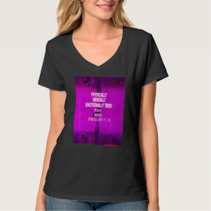 Physikalisch müde Vaporwave Aestetic Indie Japanis T-Shirt