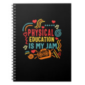 Physikalische Bildung Lehrerin P.E. ist Jam Gym Wo Notizblock (Vorderseite)
