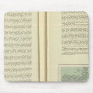 Physikalische Darstellung des Atlantiks fortgesetz Mousepad