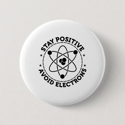 Physikalische Elektronen | Geschenk der Physik Button (Vorderseite)
