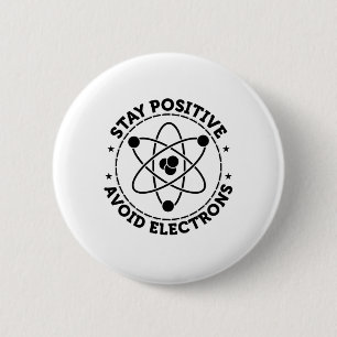 Physikalische Elektronen Geschenk für Physik Button