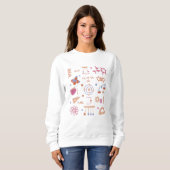 Physikalische Elemente Sweatshirt (Vorne ganz)