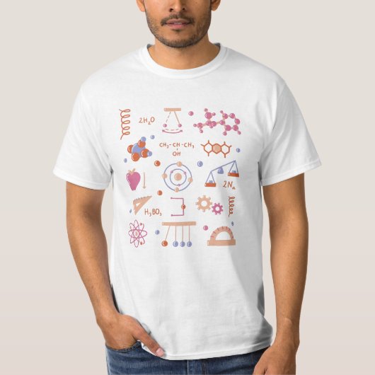 Physikalische Elemente T-Shirt (Vorderseite)