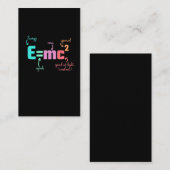 Physikalische Energietheorie der Relativitätsgleic Visitenkarte (Vorne/Hinten)