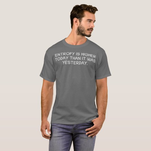 Physikalische Entropie Thermodynamik Lehrerin Wiss T-Shirt (Vorne ganz)
