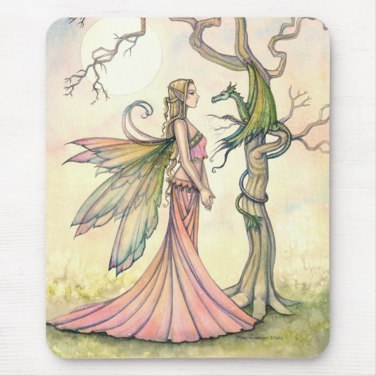 Physikalische Faidkunst und Drachenfantasie Mousepad (Vorne)