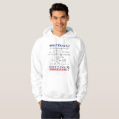 Physikalische Formel Joke Hoodie (Vorne ganz)