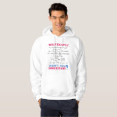 Physikalische Formel Joke Hoodie (Vorne ganz)
