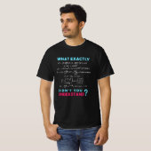 Physikalische Formel Joke lustige Mathe T-Shirt (Vorne ganz)