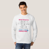 Physikalische Formel Joke T-Shirt (Vorne ganz)