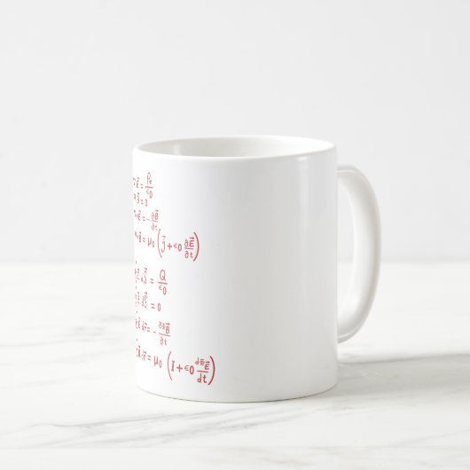 Physikalische Formel Kaffeetasse (VorderseiteRechts)