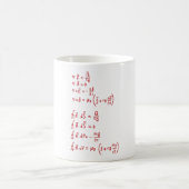 Physikalische Formel Kaffeetasse (Mittel)