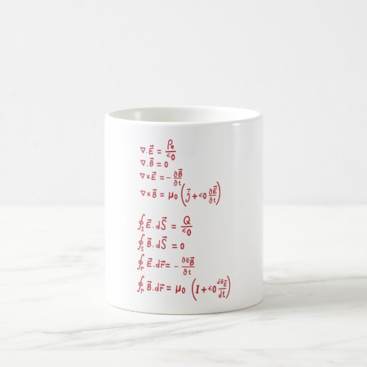 Physikalische Formel Kaffeetasse (Mittel)