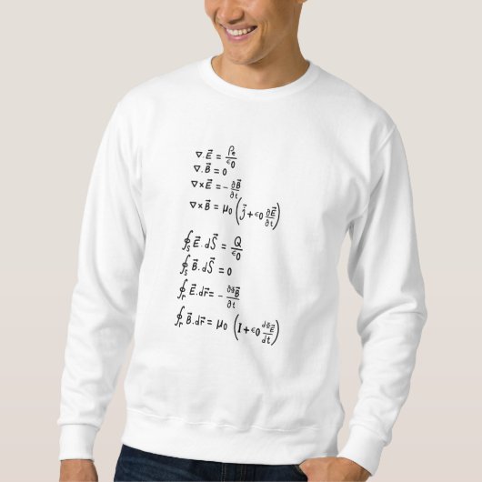 Physikalische Formel Sweatshirt (Vorderseite)