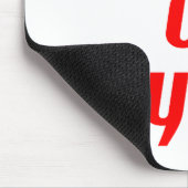 Physikalische Gesetzlosigkeit - Rot Mousepad (Ecke)