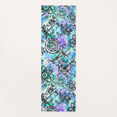 Physikalische Gleichungen Geek Blue Yogamatte (Vorderseite)