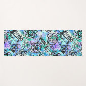 Physikalische Gleichungen Geek Blue Yogamatte (Vorderseite (Horizontal))