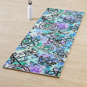 Physikalische Gleichungen Geek Blue Yogamatte