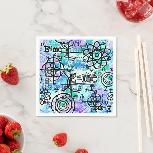 Physikalische Gleichungen Serviette (Beispiel)