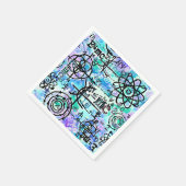 Physikalische Gleichungen Serviette (Ecke)