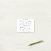 Physikalische Gleichungen und Formeln Post-it Klebezettel (Auf Schreibtisch)