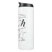 Physikalische Gleichungen und Formeln Thermosbecher (Nach rechts gedreht)