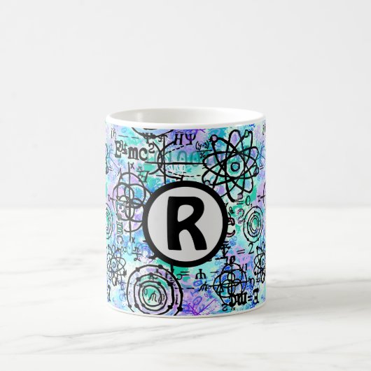 Physikalische Gleichungen und Nerd der Mathematiks Kaffeetasse (Mittel)