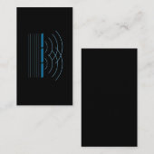 Physikalische Interferenz-Bildung-Wellenbestrahlun Visitenkarte (Vorne/Hinten)