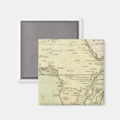 Physikalische Karte Afrikas Magnet (Vorderseite/Rückseite)