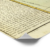 Physikalische Karte Afrikas Poster (Ecke)