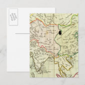 Physikalische Karte Asiens (Vorne/Hinten)