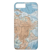 Physikalische Karte Asiens (1916) Case-Mate iPhone Hülle (Rückseite)